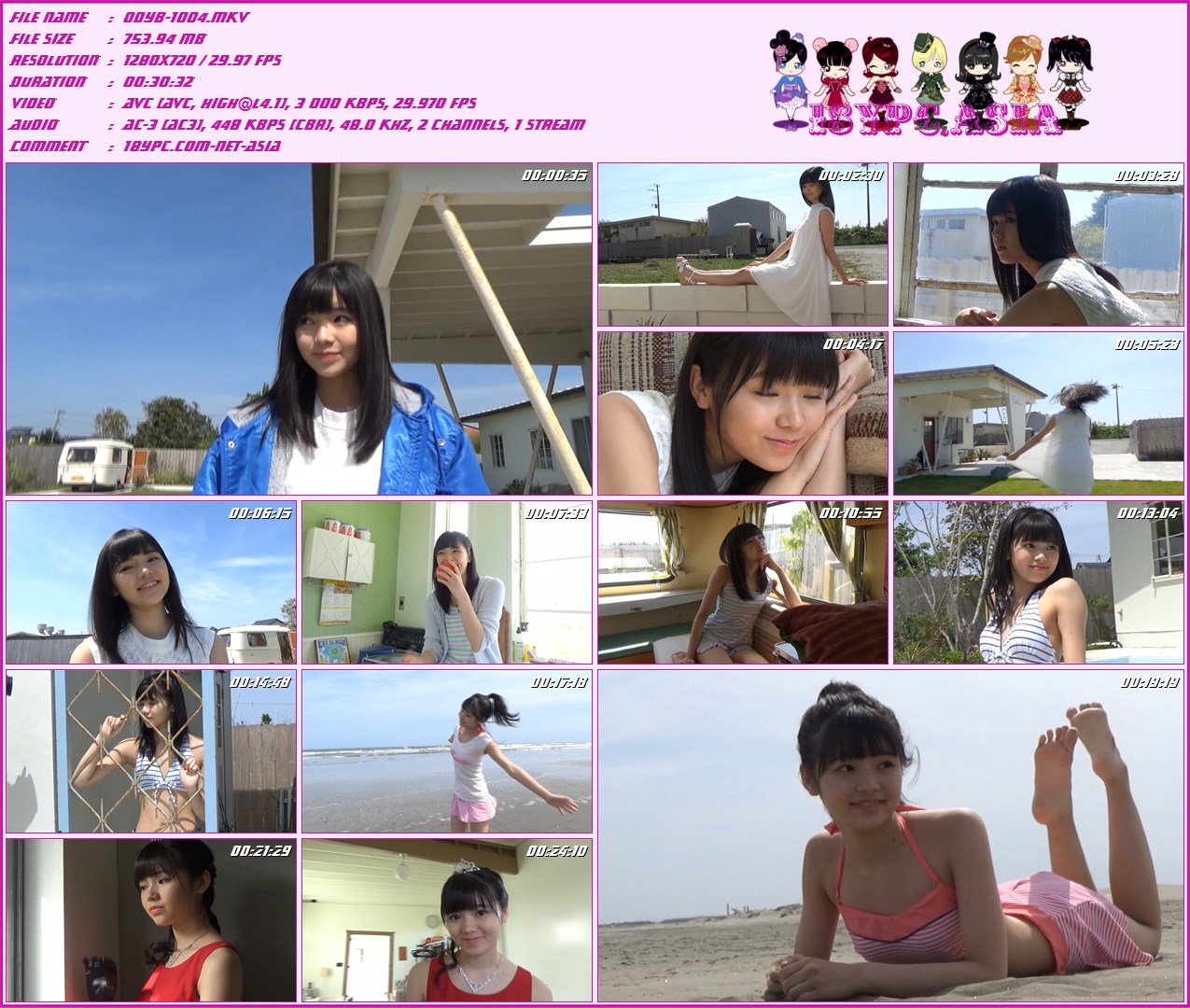 ODYB-1004 Ayano Hamaura DVD - Ayano Hamaura – First Photobook “Hamaura Ayano” Making DVD 2016 (By Ahsoka)